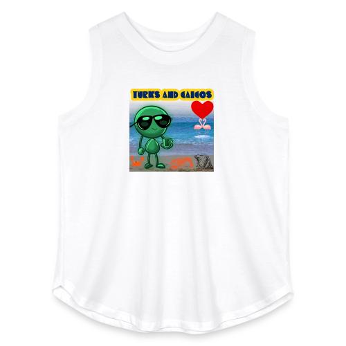 Smoon City_Turks and Caicos - Women's Curvy Relaxed Tank Top