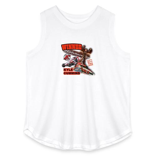 Kyle Cummins #LetsRaceTwo Winner - Women's Curvy Relaxed Tank Top