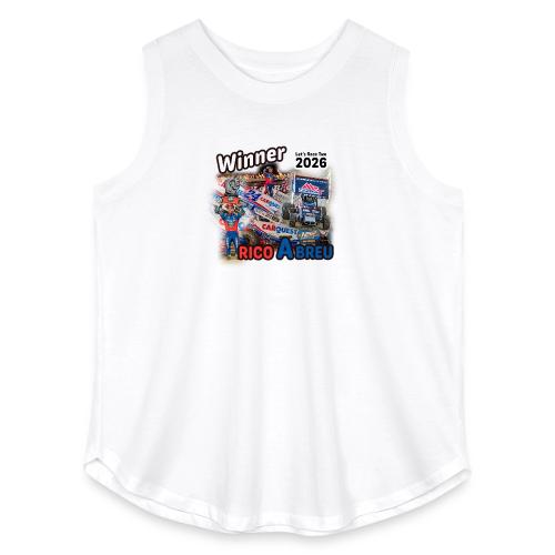 Rico Abreu #LetsRaceTwo Winner - Women's Curvy Relaxed Tank Top
