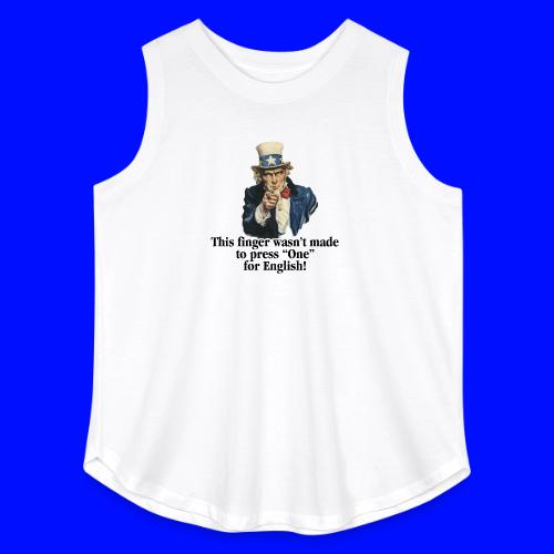 Uncle Sam - Finger - Women's Curvy Relaxed Tank Top