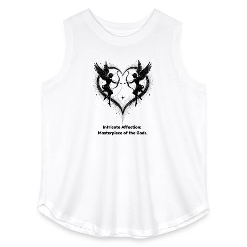 Intricate Affection T-Shirt - Women's Curvy Relaxed Tank Top