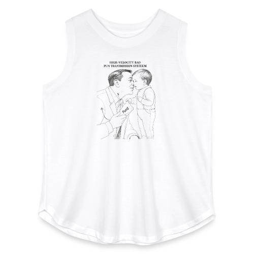 Dad Joke Blueprint T-Shirt - Women's Curvy Relaxed Tank Top