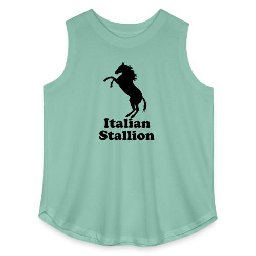 Italian Stallion - Women's Curvy Relaxed Tank Top
