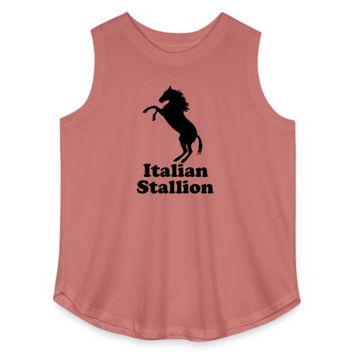 Italian Stallion - Women's Curvy Relaxed Tank Top