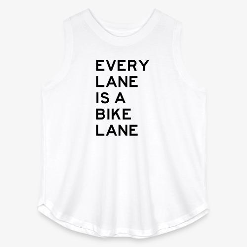 Every Lane is a Bike Lane - Women's Curvy Relaxed Tank Top