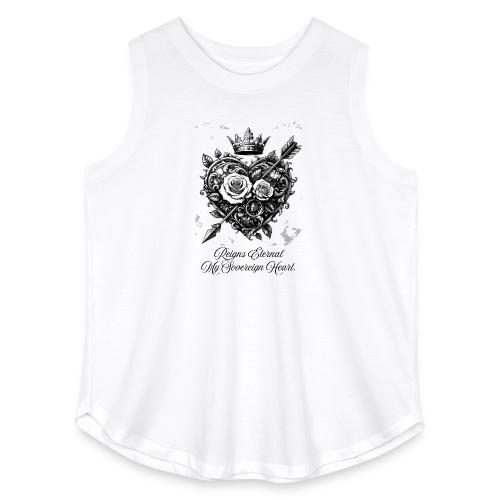 Royal Heart T-Shirt, Mug, & Leggings - Women's Curvy Relaxed Tank Top