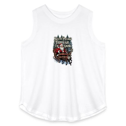 Nostalgic Santa T-Shirt - Women's Curvy Relaxed Tank Top
