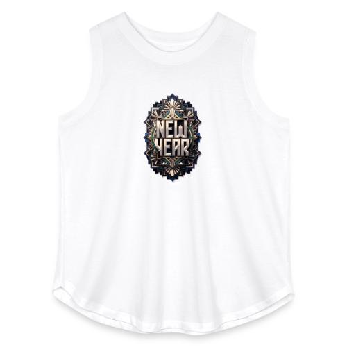 Evergreen New Year T-Shirt - Women's Curvy Relaxed Tank Top