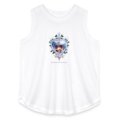 Imbolc Candle Veil T-Shirt | Veiled Rebirth - Women's Curvy Relaxed Tank Top