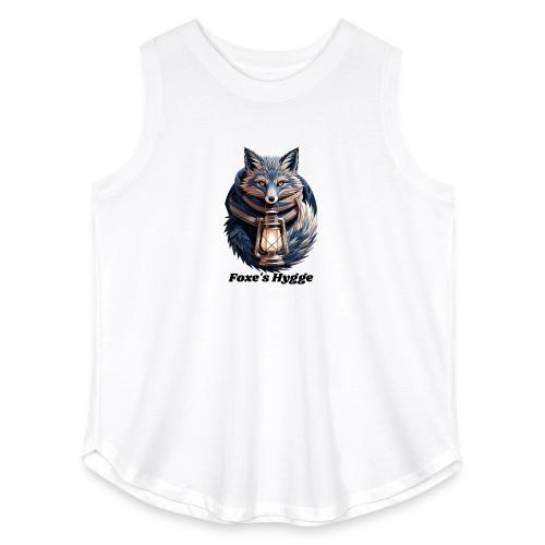 Hygge Ember Fox T-Shirt - Women's Curvy Relaxed Tank Top