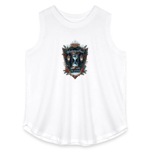 Wintering in Peace (No Visitors) T-Shirt - Women's Curvy Relaxed Tank Top