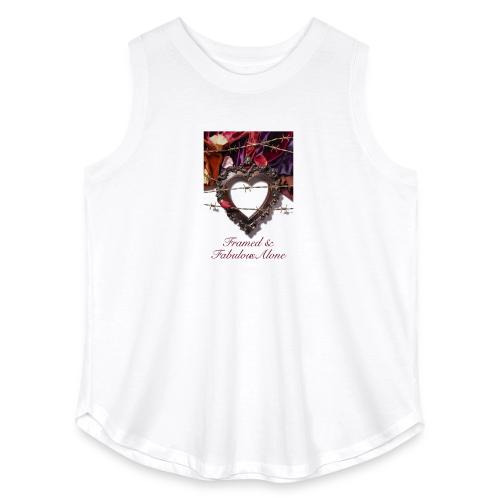 Framed & Fabulous Alone T-Shirt - Women's Curvy Relaxed Tank Top
