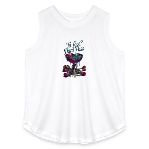 To Love? Hard Pass T-Shirt - Women's Curvy Relaxed Tank Top