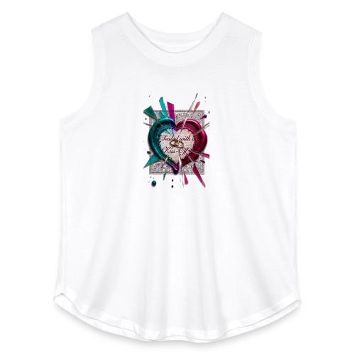 Sealed with a Kiss-Off T-Shirt - Women's Curvy Relaxed Tank Top