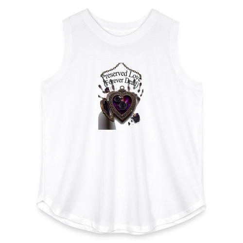 Preserved Love (Forever Dead) T-Shirt - Women's Curvy Relaxed Tank Top