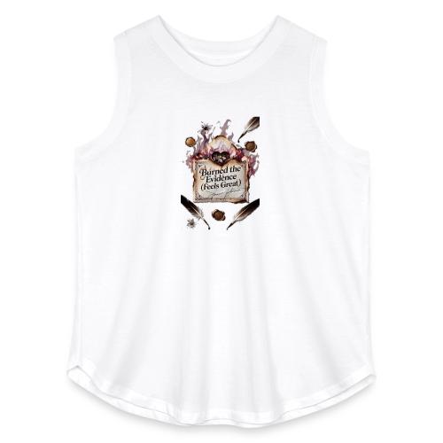 Burned the Evidence (Feels Great) T-Shirt - Women's Curvy Relaxed Tank Top
