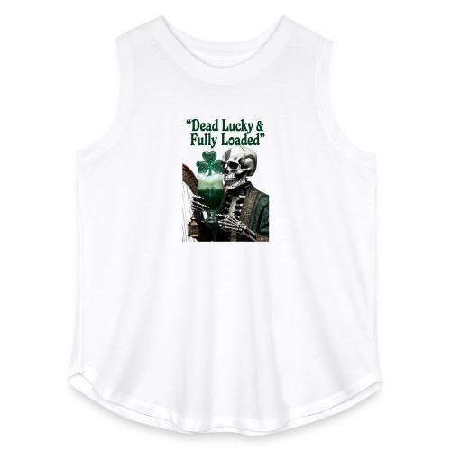Lucky Skeleton Stout T-Shirt - Women's Curvy Relaxed Tank Top
