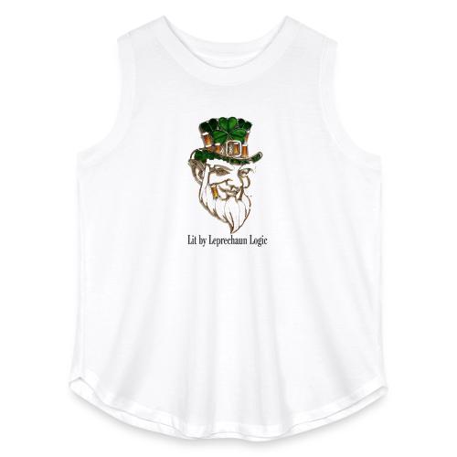 Leprechaun Lantern Mischief T-Shirt - Women's Curvy Relaxed Tank Top