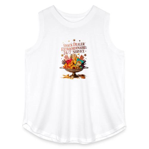 Snack Dealer Extraordinaire Tee, Mum Gift - Women's Curvy Relaxed Tank Top