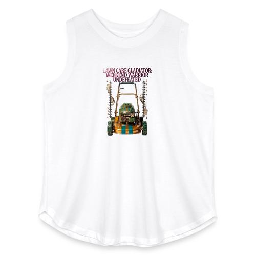 Lawn Care Gladiator T Shirt - Women's Curvy Relaxed Tank Top
