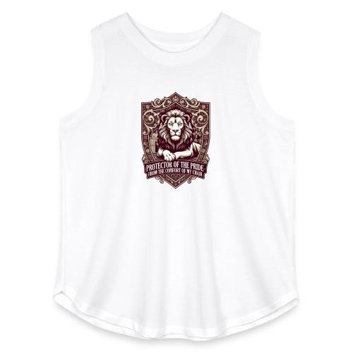 Protector of the Pride T Shirt, Sarcastic Dad Gif - Women's Curvy Relaxed Tank Top
