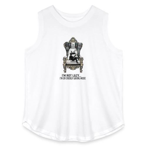 Remote Throne Procrastinator T Shirt, Dad Gift - Women's Curvy Relaxed Tank Top
