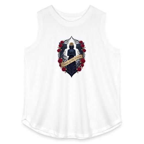 Women’s Day Thorn Crown T Shirt, Gift for Sister - Women's Curvy Relaxed Tank Top