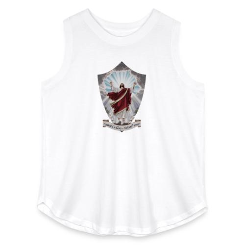 Easter Ascended in Glory T Shirt,Resurrection Gift - Women's Curvy Relaxed Tank Top