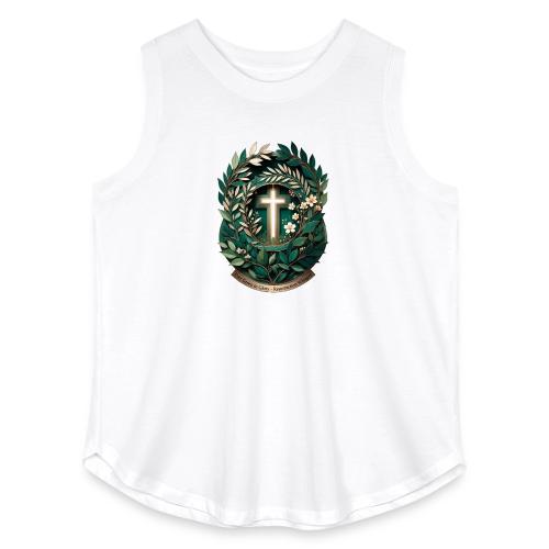 Easter Ever Green in Glory Laurel T Shirt, Gift - Women's Curvy Relaxed Tank Top