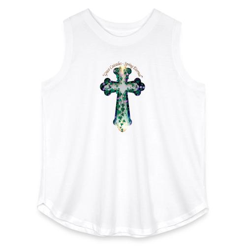 Easter Grace Cascades Eternal T Shirt, Mercy Gift - Women's Curvy Relaxed Tank Top