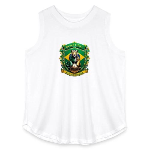 Brazil Jaguar Glory Tee, Brazilian Pride Gift - Women's Curvy Relaxed Tank Top
