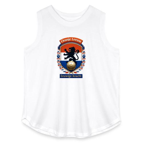 Netherlands Lion Premium T-Shirt, Dutch Flag Gift - Women's Curvy Relaxed Tank Top