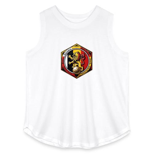 Belgium Lion Valor T-Shirt, Belgian Pride Gift - Women's Curvy Relaxed Tank Top