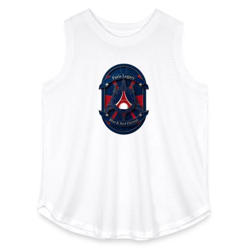 Paris Pride Heritage T Shirt, Soccer Fan Gift - Women's Curvy Relaxed Tank Top