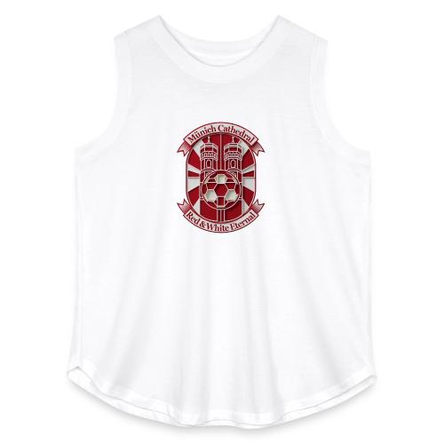 Munich Cathedral T Shirt, German Football Fan Gift - Women's Curvy Relaxed Tank Top