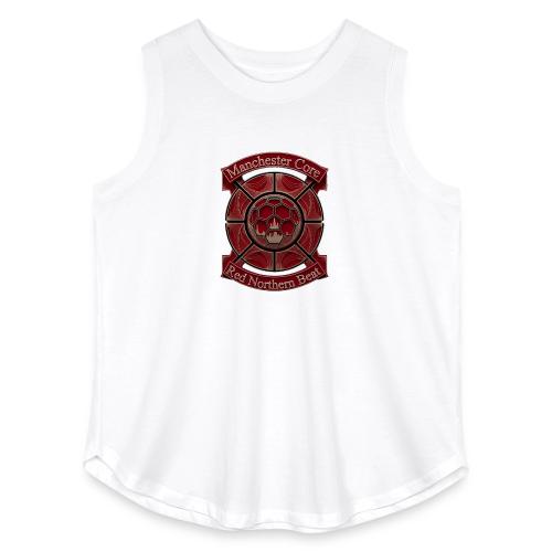 Manchester Is Red T Shirt, Soccer City Pride Gift - Women's Curvy Relaxed Tank Top