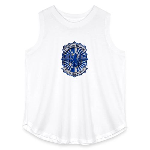 Chelsea Blue Bridge T Shirt, Soccer Fan Gift - Women's Curvy Relaxed Tank Top