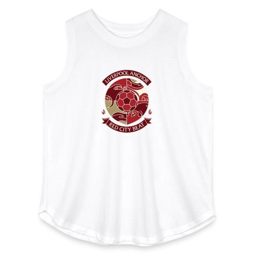 Liverpool Anchor T Shirt, Soccer City Pride Gift - Women's Curvy Relaxed Tank Top