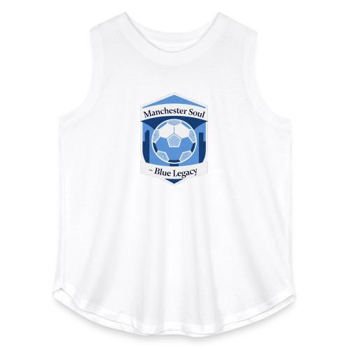 Manchester Soul Soccer City Emblem T Shirt, Gift - Women's Curvy Relaxed Tank Top