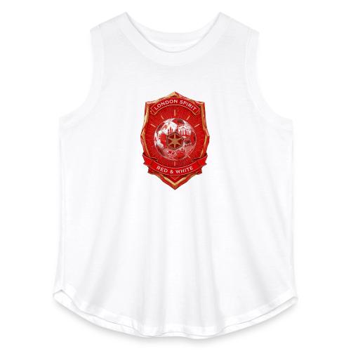 London is Red T Shirt, Football City Pride Gift - Women's Curvy Relaxed Tank Top
