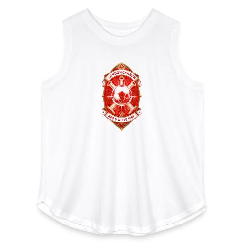 Red London Cannon T Shirt,Football City Pride Gift - Women's Curvy Relaxed Tank Top