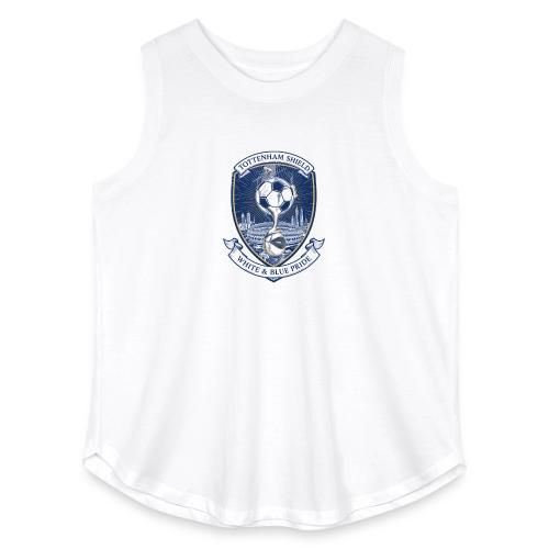 Iconic North London Soccer Emblem Art Print - Women's Curvy Relaxed Tank Top