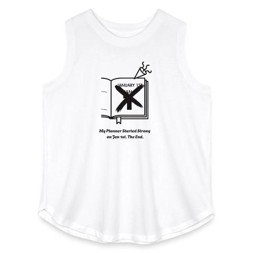 Jan 1st T-Shirt | Sarcastic New Year's - Women's Curvy Relaxed Tank Top