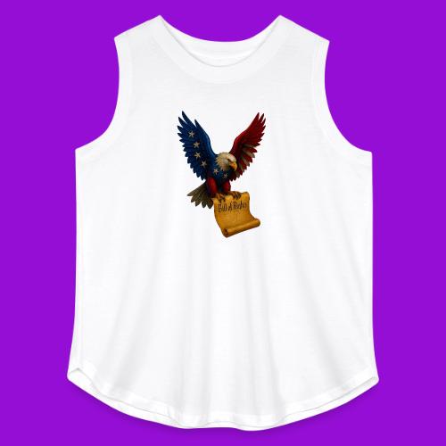 Bill of Rights Bald Eagle - Women's Curvy Relaxed Tank Top