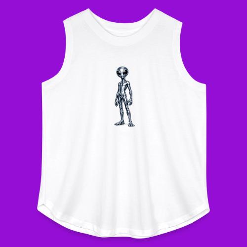 Silver Alien - Women's Curvy Relaxed Tank Top