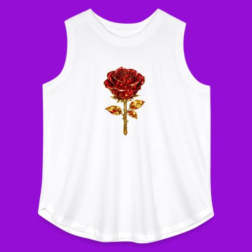 Golden Rose - Women's Curvy Relaxed Tank Top