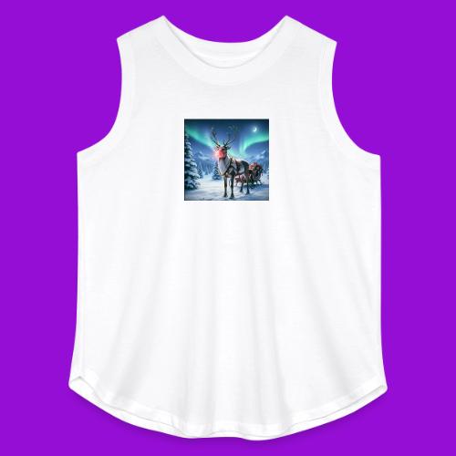 Rudolph the red nosed reindeer - Women's Curvy Relaxed Tank Top