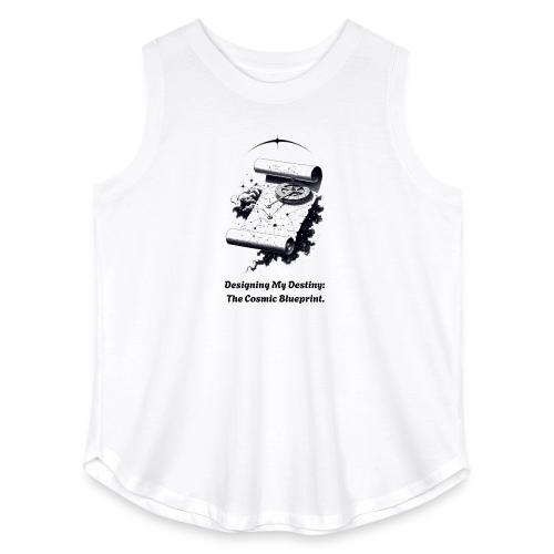 Cosmic Blueprint T-Shirt - Women's Curvy Relaxed Tank Top