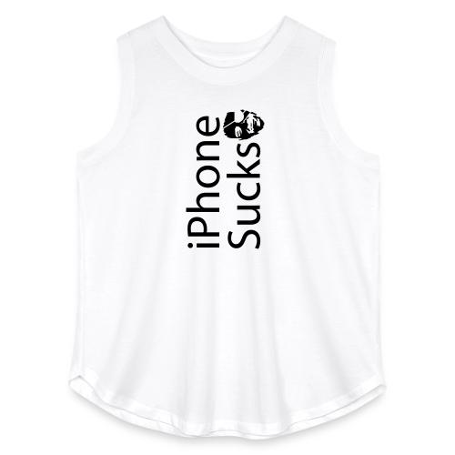 iPhone Sucks - Women's Curvy Relaxed Tank Top