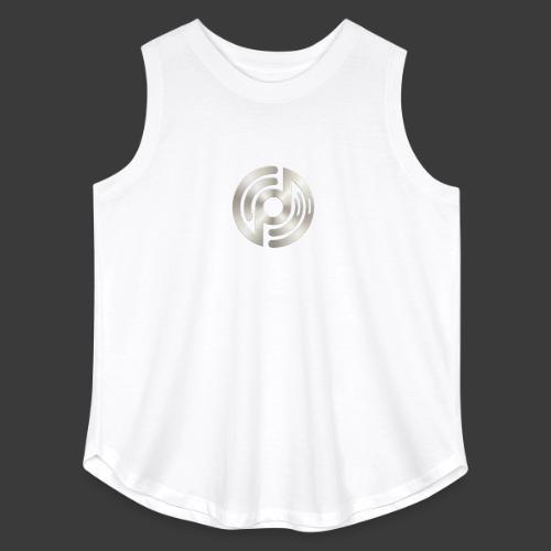 Open Musicians Collective Chrome Logo - Women's Curvy Relaxed Tank Top
